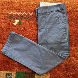 LOFT Purple/Grey Capri Pants